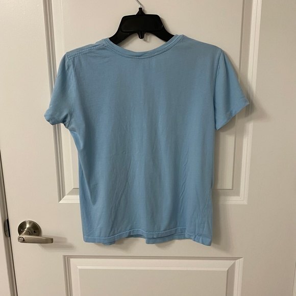 Ralph Lauren Sport Basic Short Sleeve V-Neck T-Shirt. Light Blue. Medium. - Picture 4 of 6